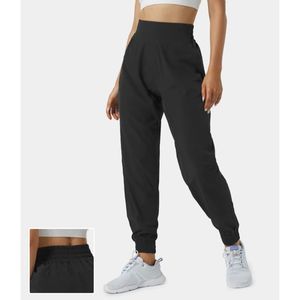 Halara High Waisted Elastic Waistband Casual Joggers Color: Black SIZE: MEDIUM